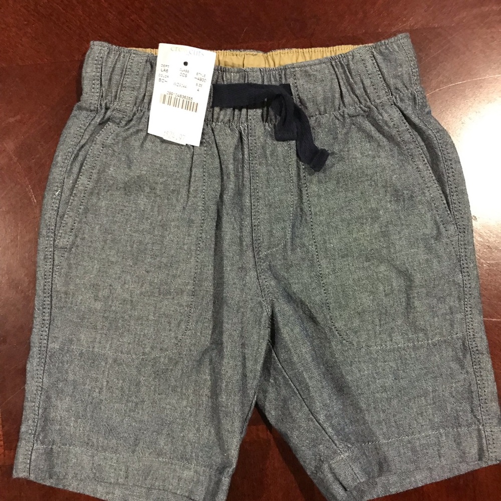4 NWT Chambray Shorts ⭐️ crewcuts
